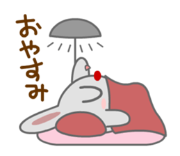 Gloves rabbit sticker #100532