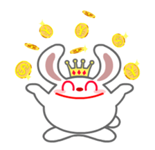 Gloves rabbit sticker #100540