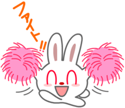 Gloves rabbit sticker #100543