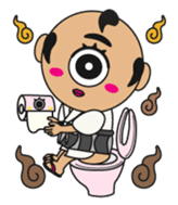 mr,hitotsume sticker #100664