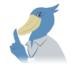 The suspicious bird:Mr.Shoebill sticker #101048