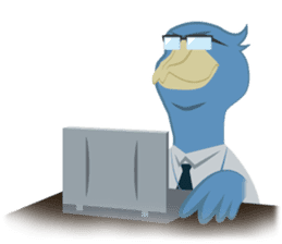 The suspicious bird:Mr.Shoebill sticker #101049