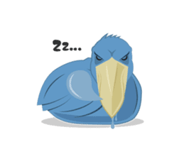 The suspicious bird:Mr.Shoebill sticker #101055