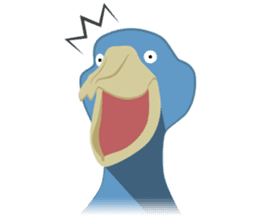 The suspicious bird:Mr.Shoebill sticker #101057