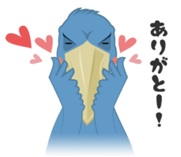 The suspicious bird:Mr.Shoebill sticker #101060