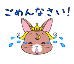 Prince of rabbit sticker #101093