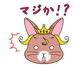 Prince of rabbit sticker #101100