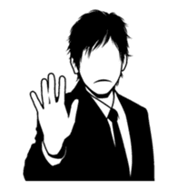 Silhouette Takahashi sticker #101278