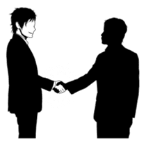 Silhouette Takahashi sticker #101308