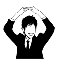 Silhouette Takahashi sticker #101313