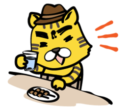 Animals share house sticker #101358