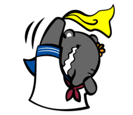 Animals share house sticker #101366