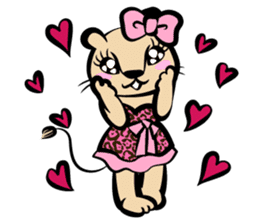 Animals share house sticker #101372