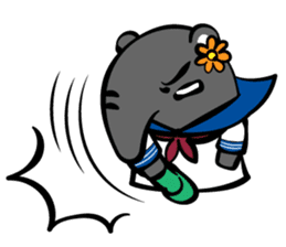 Animals share house sticker #101377