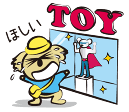 Animals share house sticker #101390