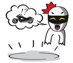 Bigbike Man sticker #101485