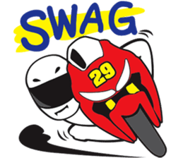 Bigbike Man sticker #101487