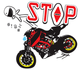 Bigbike Man sticker #101491