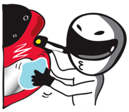 Bigbike Man sticker #101505