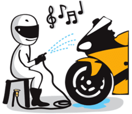 Bigbike Man sticker #101508