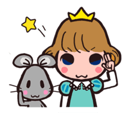 Chuu & Little Prince Tico sticker #101756