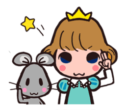 Chuu & Little Prince Tico sticker #101756