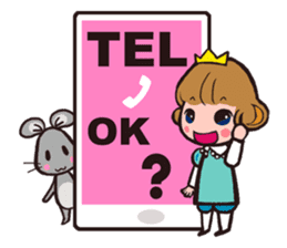 Chuu & Little Prince Tico sticker #101757