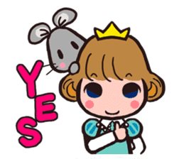 Chuu & Little Prince Tico sticker #101759