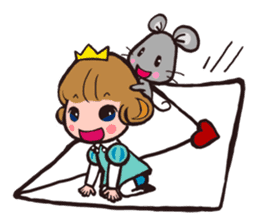 Chuu & Little Prince Tico sticker #101760