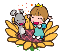 Chuu & Little Prince Tico sticker #101762