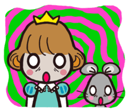 Chuu & Little Prince Tico sticker #101766