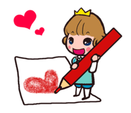 Chuu & Little Prince Tico sticker #101769