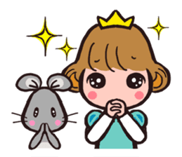 Chuu & Little Prince Tico sticker #101771