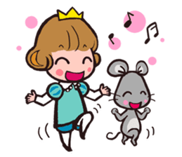 Chuu & Little Prince Tico sticker #101781