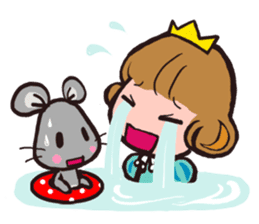 Chuu & Little Prince Tico sticker #101782