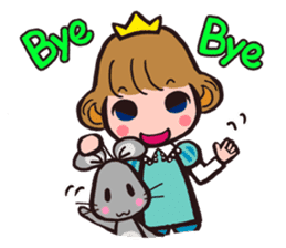 Chuu & Little Prince Tico sticker #101784