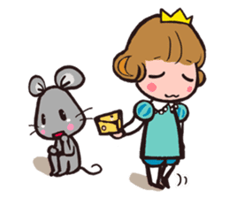 Chuu & Little Prince Tico sticker #101785