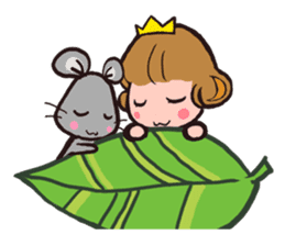 Chuu & Little Prince Tico sticker #101787