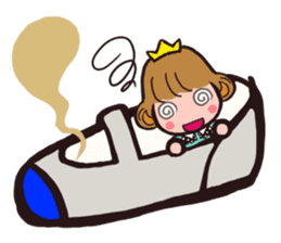 Chuu & Little Prince Tico sticker #101790