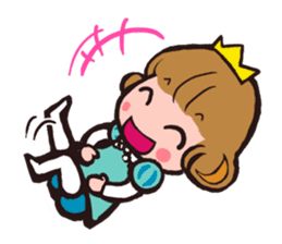 Chuu & Little Prince Tico sticker #101795