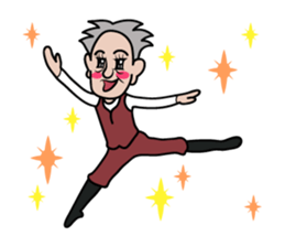 nice old man OYAKATA sticker #101796