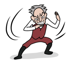 nice old man OYAKATA sticker #101797