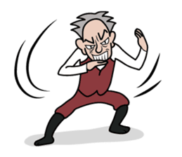 nice old man OYAKATA sticker #101797