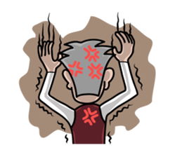 nice old man OYAKATA sticker #101800