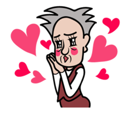 nice old man OYAKATA sticker #101806