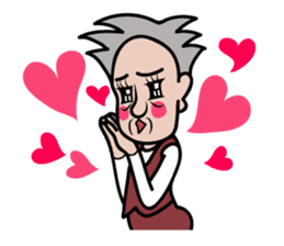 nice old man OYAKATA sticker #101806