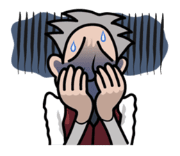 nice old man OYAKATA sticker #101808