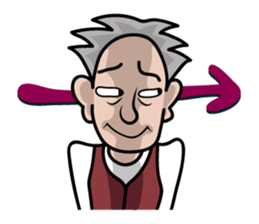 nice old man OYAKATA sticker #101810