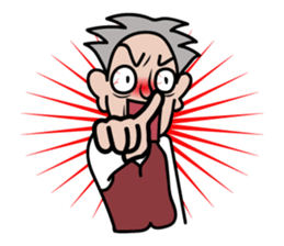 nice old man OYAKATA sticker #101811