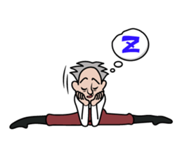 nice old man OYAKATA sticker #101814